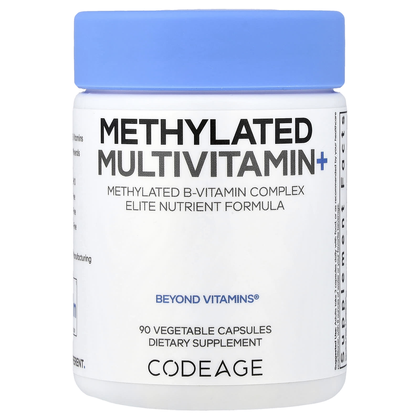 Codeage, Methylated Multivitamin+, 90 Vegetable Capsules UPC 850068815159 | Hilife Vitamins